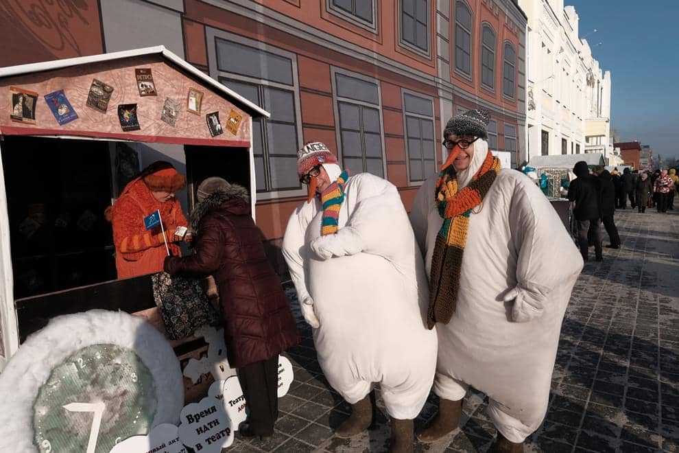 Театр драмы на «Алтайской зимовке»! Фотоотчет